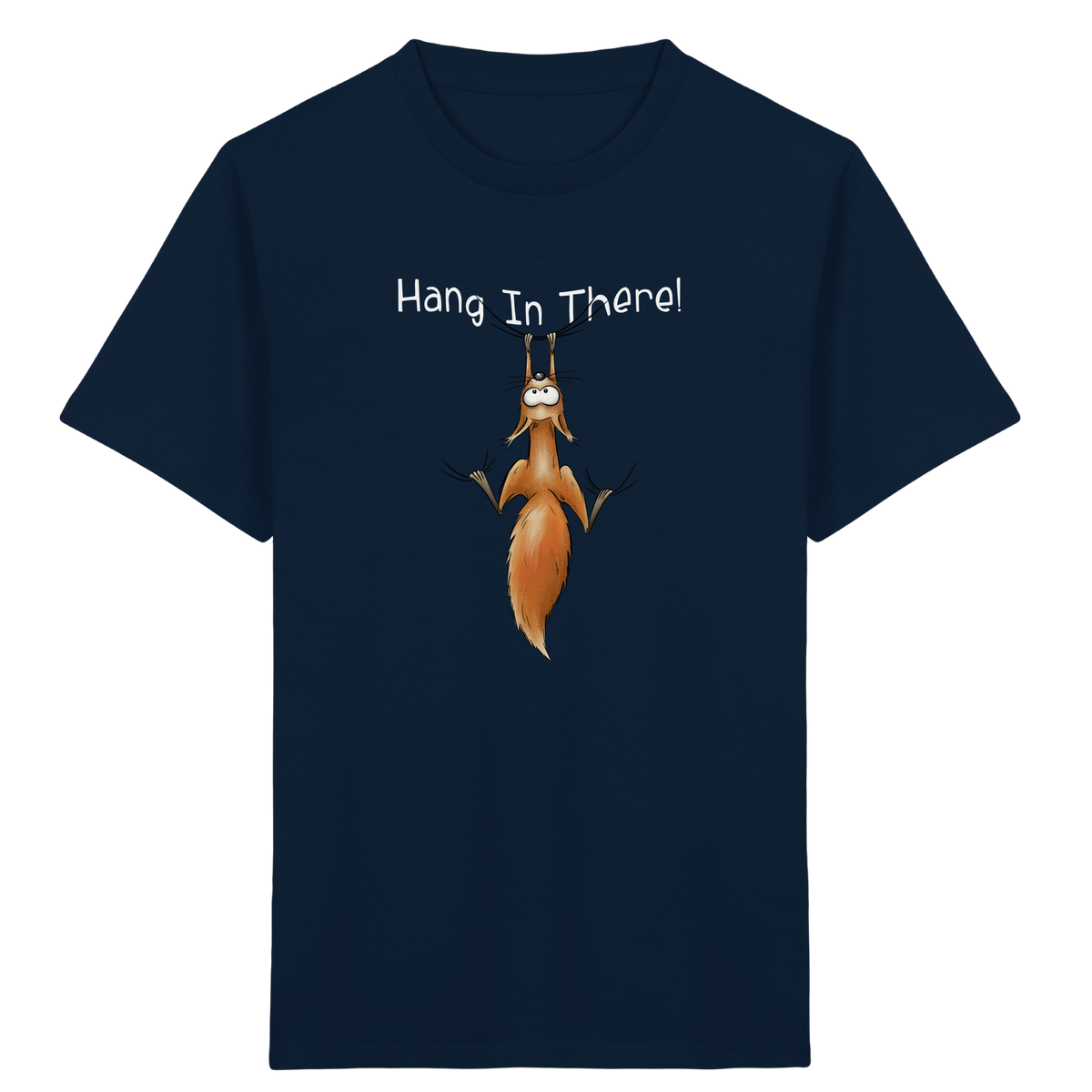 Hang In There | Lässiges Eichhörnchen - Kids Organic Shirt