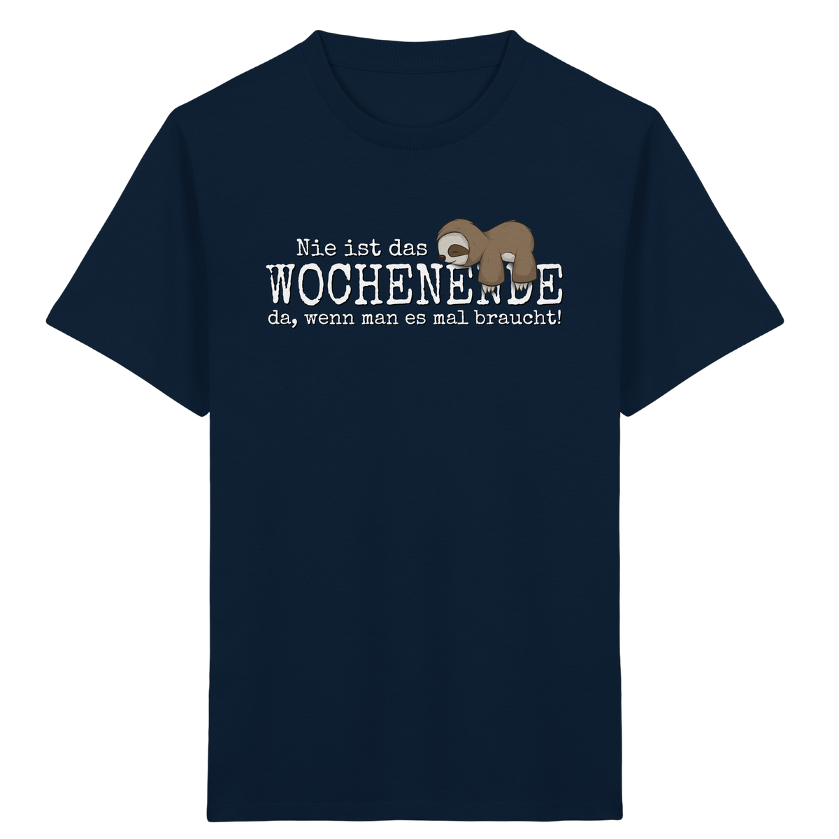 Kawaii Faultier Wochenende - Kids Organic Shirt