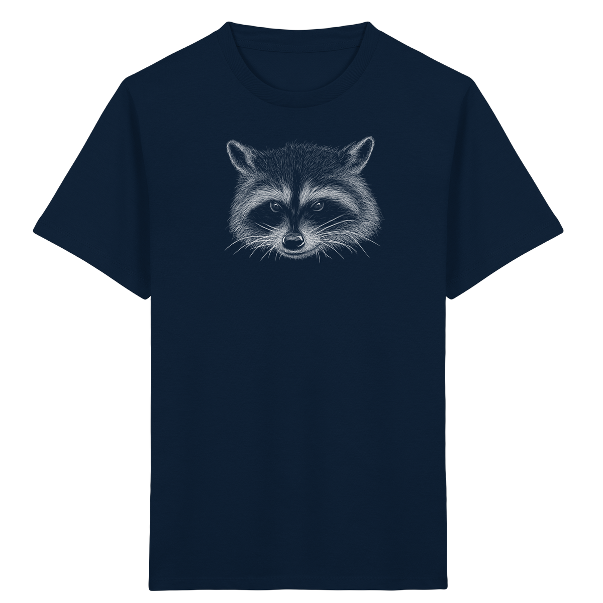 Waschbär Illustration Kritzelkunst - Kids Organic Shirt