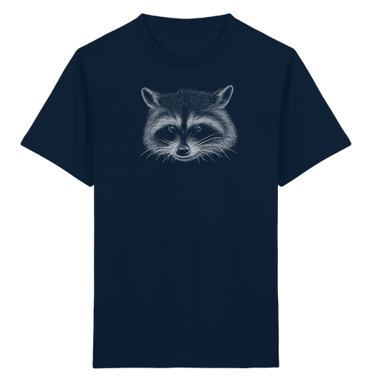 Waschbär Illustration Kritzelkunst - Kids Organic Shirt