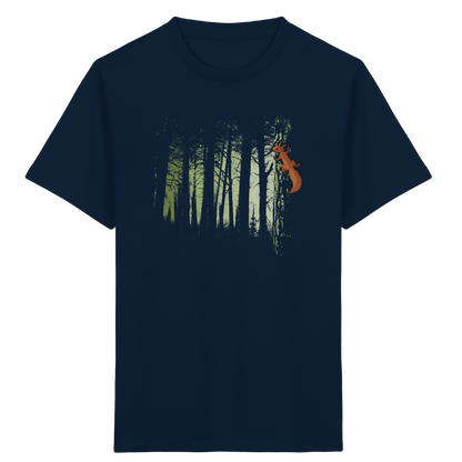 Eichhörnchen im Zwielicht-Wald - Kids Organic Shirt