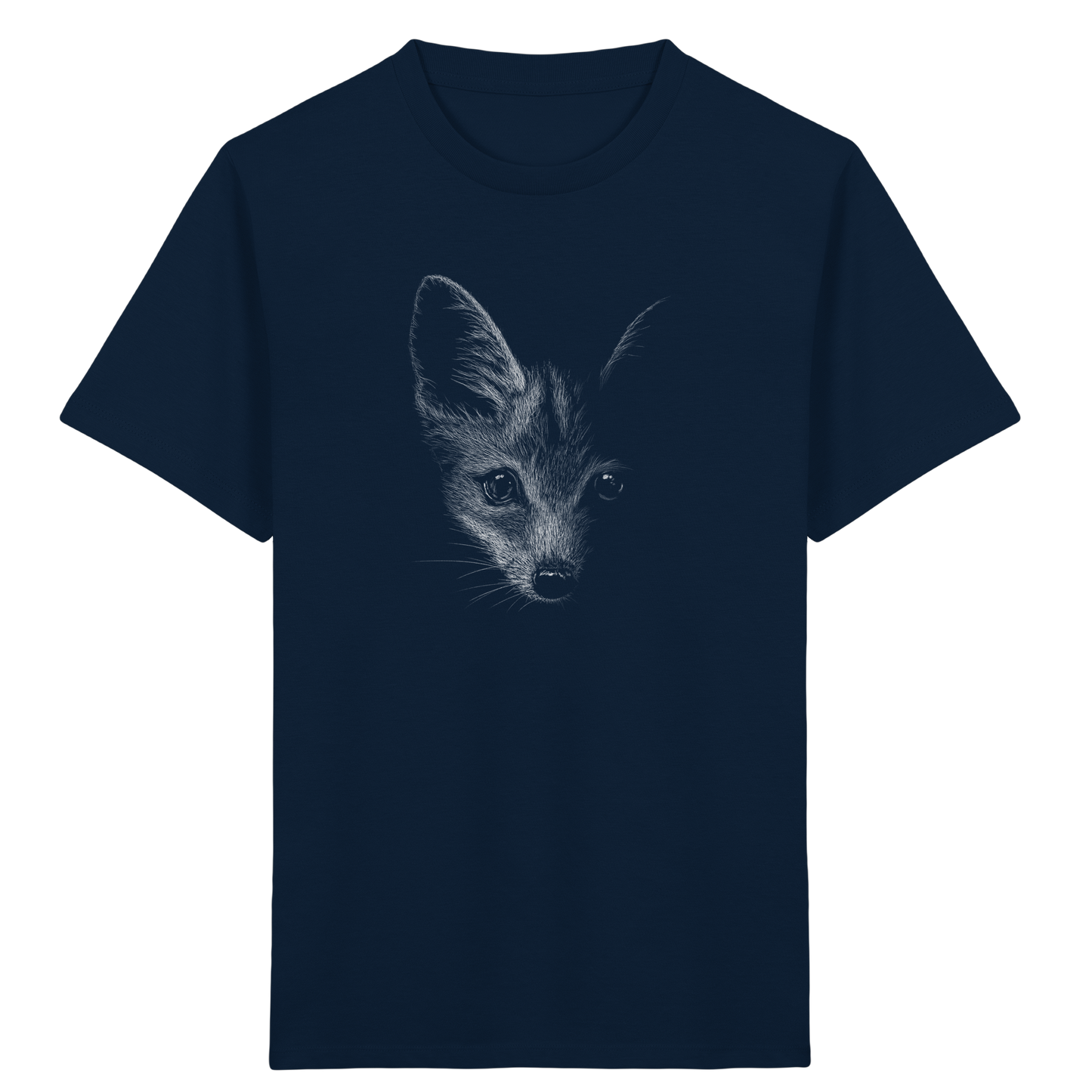 Fuchs Kritzelkunst Illustration - Kids Organic Shirt