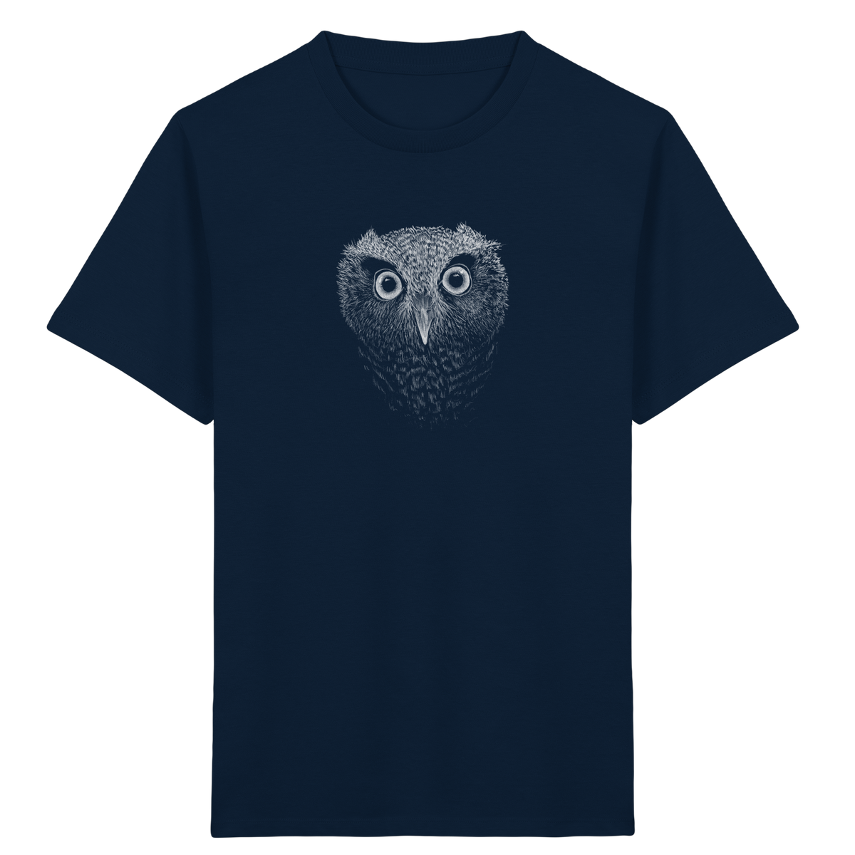 Eule Kritzelkunst Illustration - Kids Organic Shirt