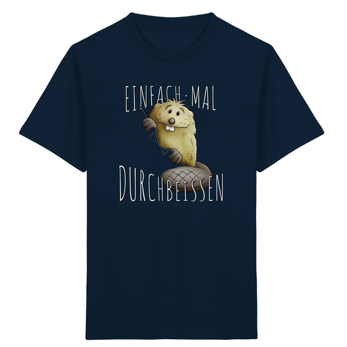 Einfach mal Durchbeissen Biber - Kids Organic Shirt