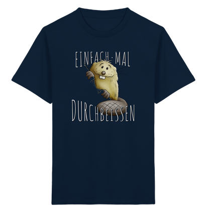 Einfach mal Durchbeissen Biber - Kids Organic Shirt