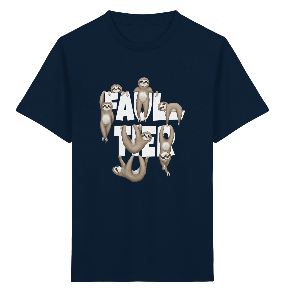 Viele gechillte Faultiere - Kids Organic Shirt