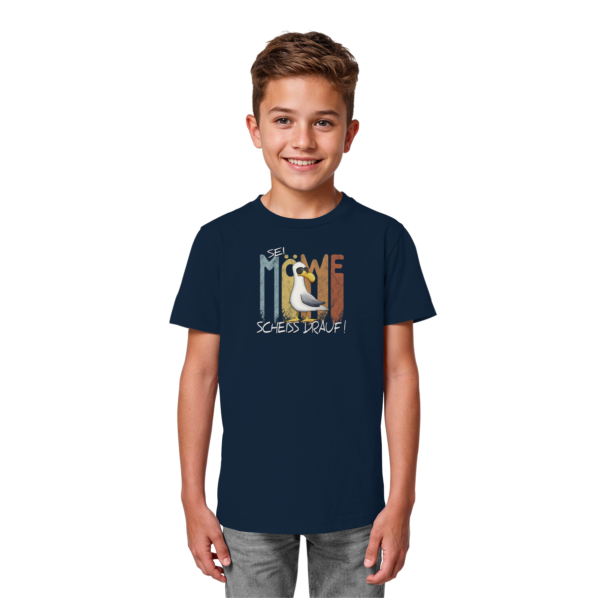 Sei Möwe Scheiß Drauf  - Kids Organic Shirt