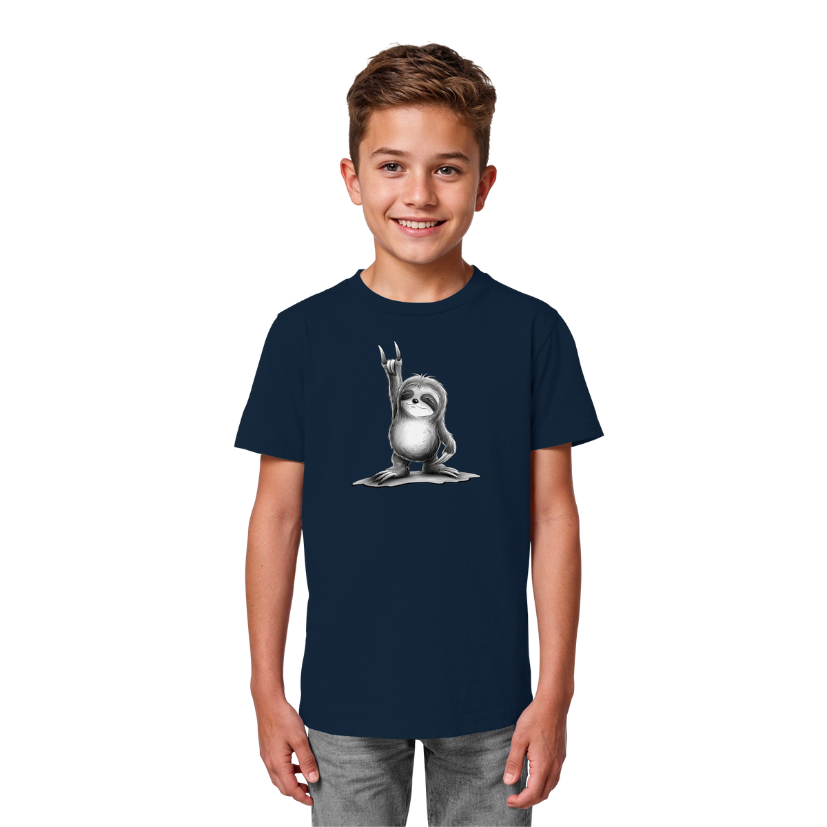 Rock On Party Faultier - Kids Organic Shirt