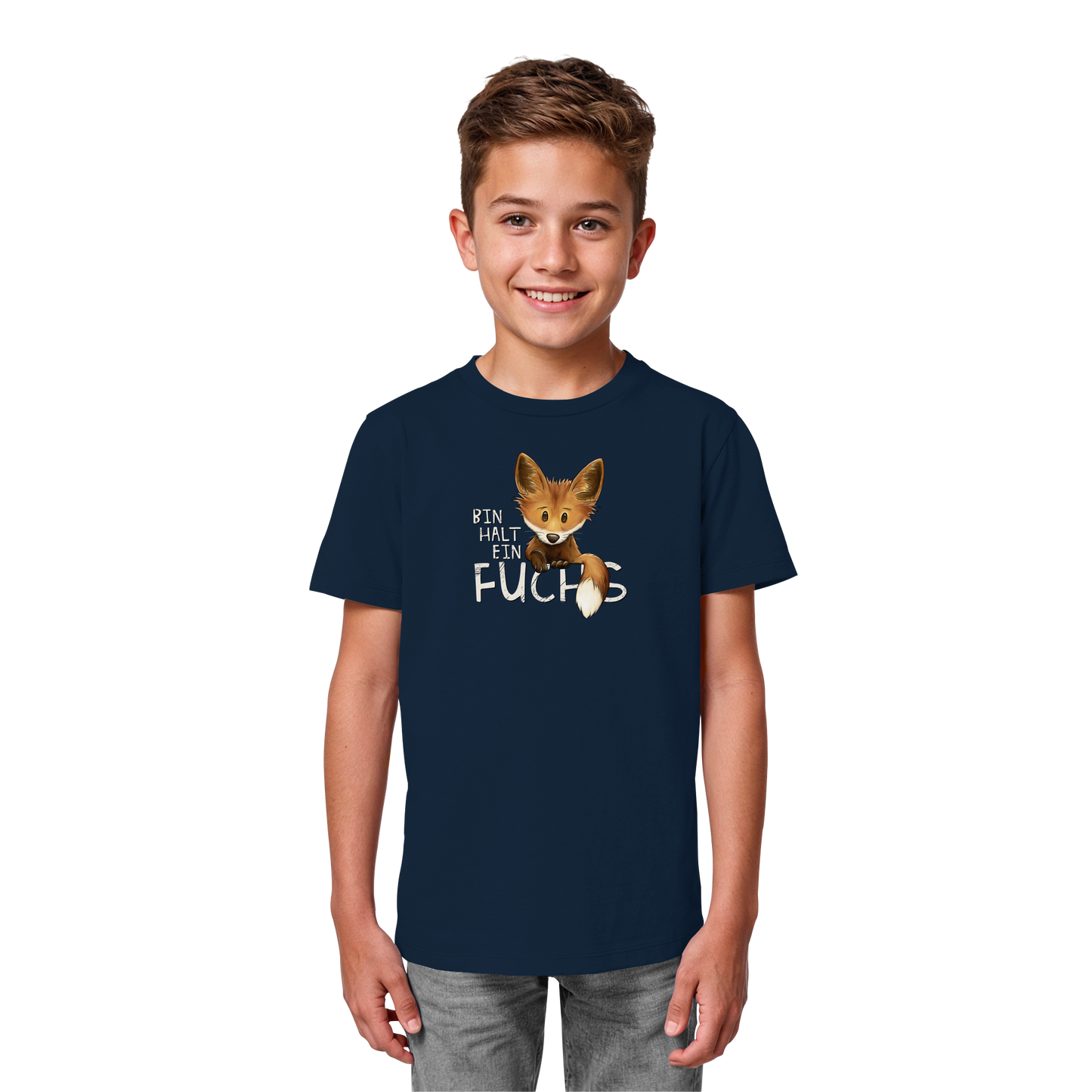 Bin halt ein Fuchs - Kids Organic Shirt