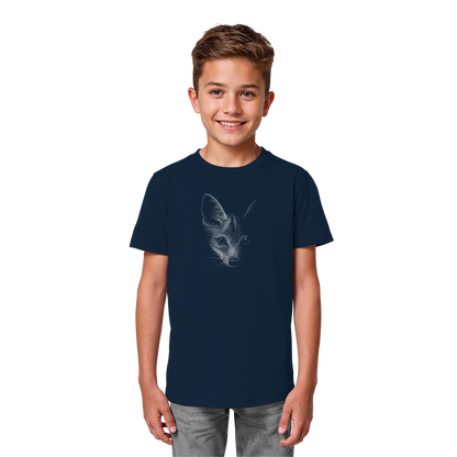 Fuchs Kritzelkunst Illustration - Kids Organic Shirt