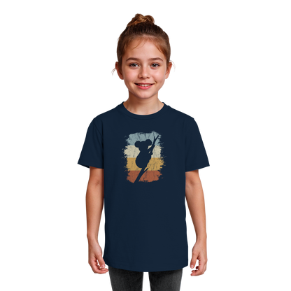 Retro kletternder Koala-Bär - Kids Organic Shirt