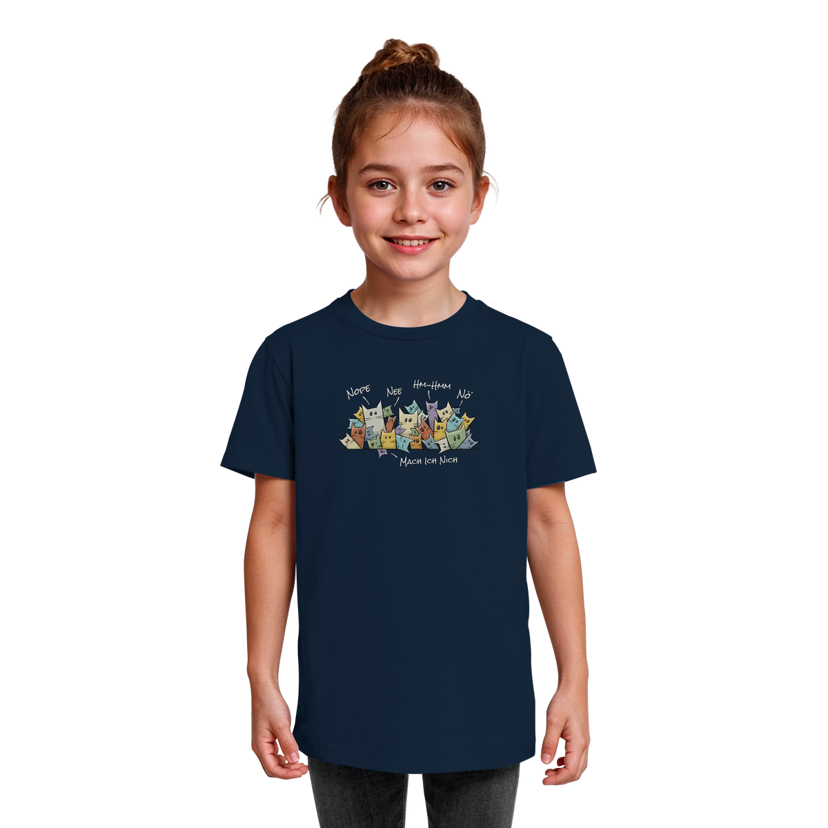 Nope, Nee, Nö Katzen - Kids Organic Shirt