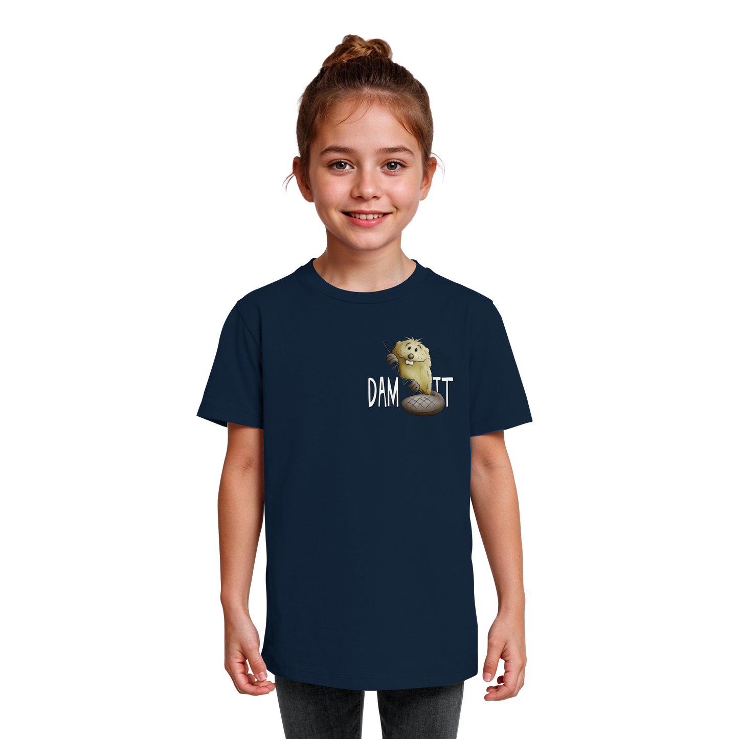Dam It Verdammt Lustiger Biber - Kids Organic Shirt