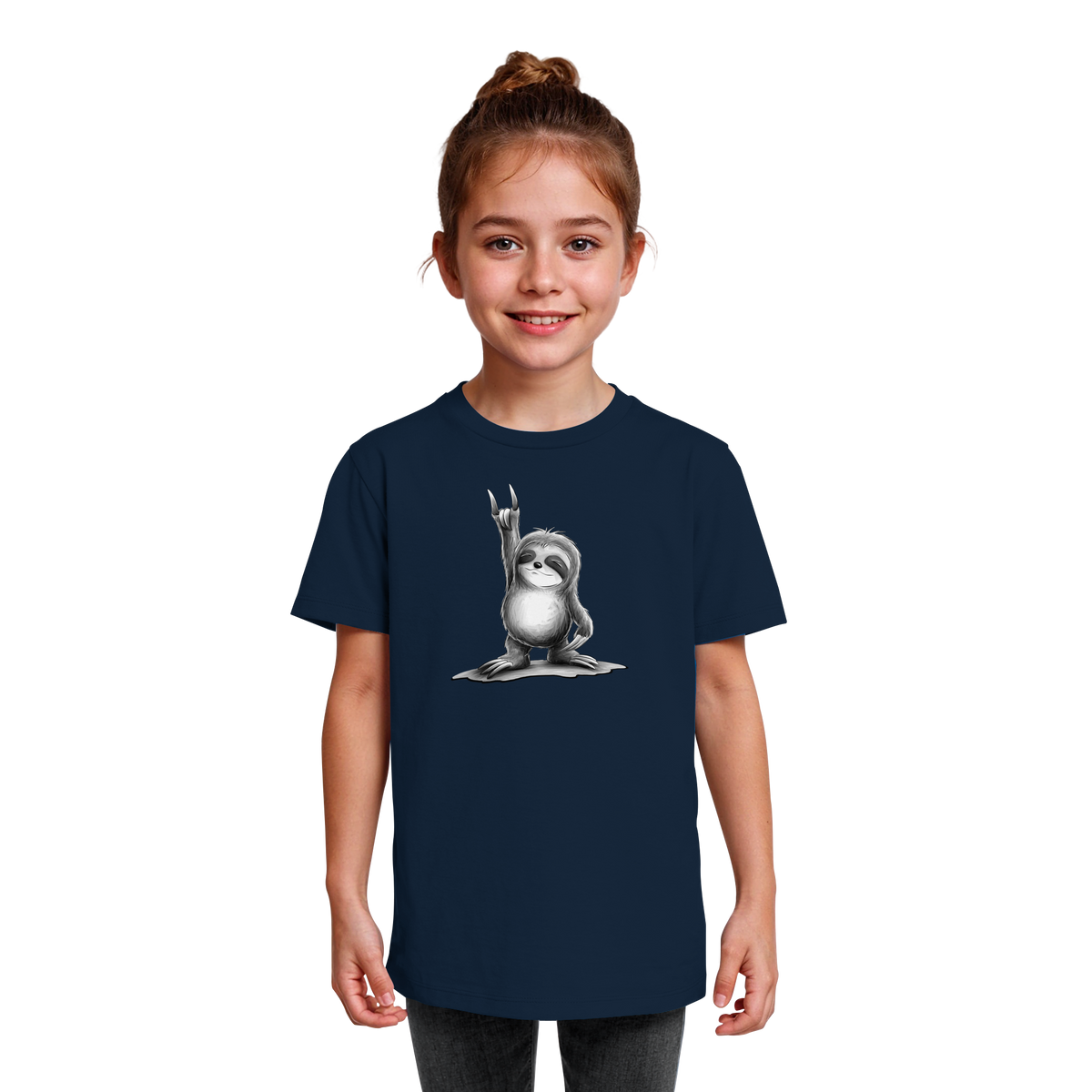 Rock On Party Faultier - Kids Organic Shirt