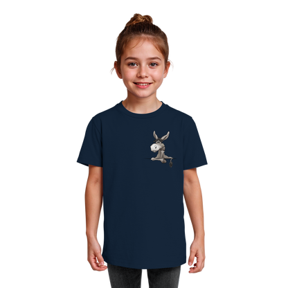 Lustiger lässiger Esel - Kids Organic Shirt
