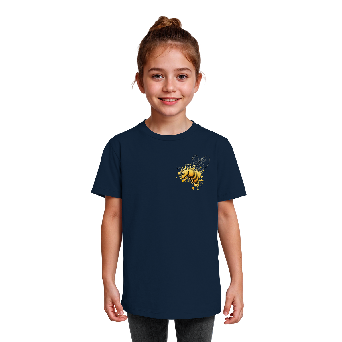 Lässige kleine Honig-Biene - Kids Organic Shirt