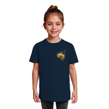 Lässige kleine Honig-Biene - Kids Organic Shirt