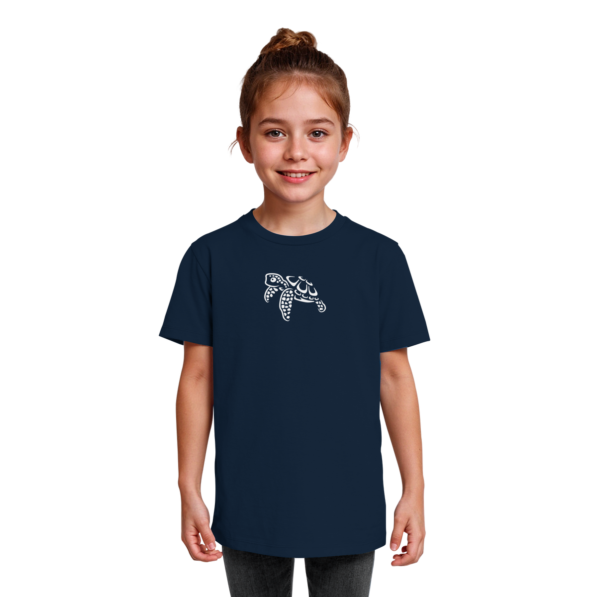 schwimmende Meeres-Schildkröte - Kids Organic Shirt