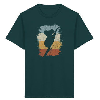 Retro kletternder Koala-Bär - Kids Organic Shirt