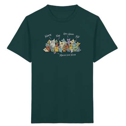 Nope, Nee, Nö Katzen - Kids Organic Shirt