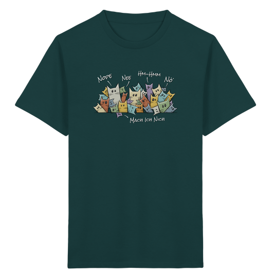 Nope, Nee, Nö Katzen - Kids Organic Shirt