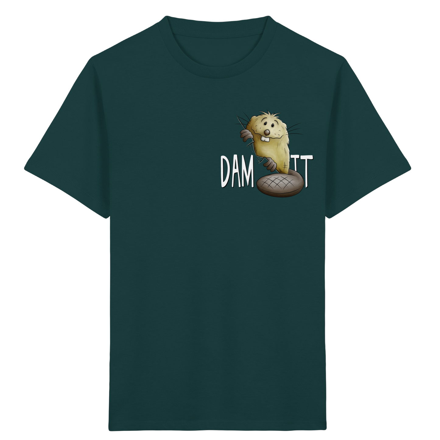 Dam It Verdammt Lustiger Biber - Kids Organic Shirt