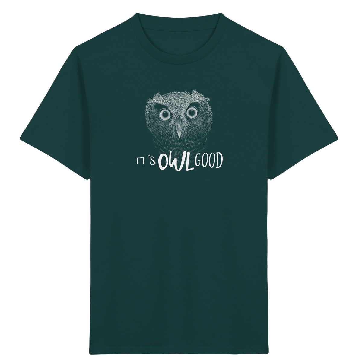 OWL Good | Kritzel-Kunst-Eule - Kids Organic Shirt