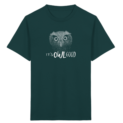 OWL Good | Kritzel-Kunst-Eule - Kids Organic Shirt