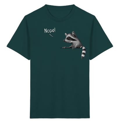 Nope! Frecher verwegener Waschbär - Kids Organic Shirt