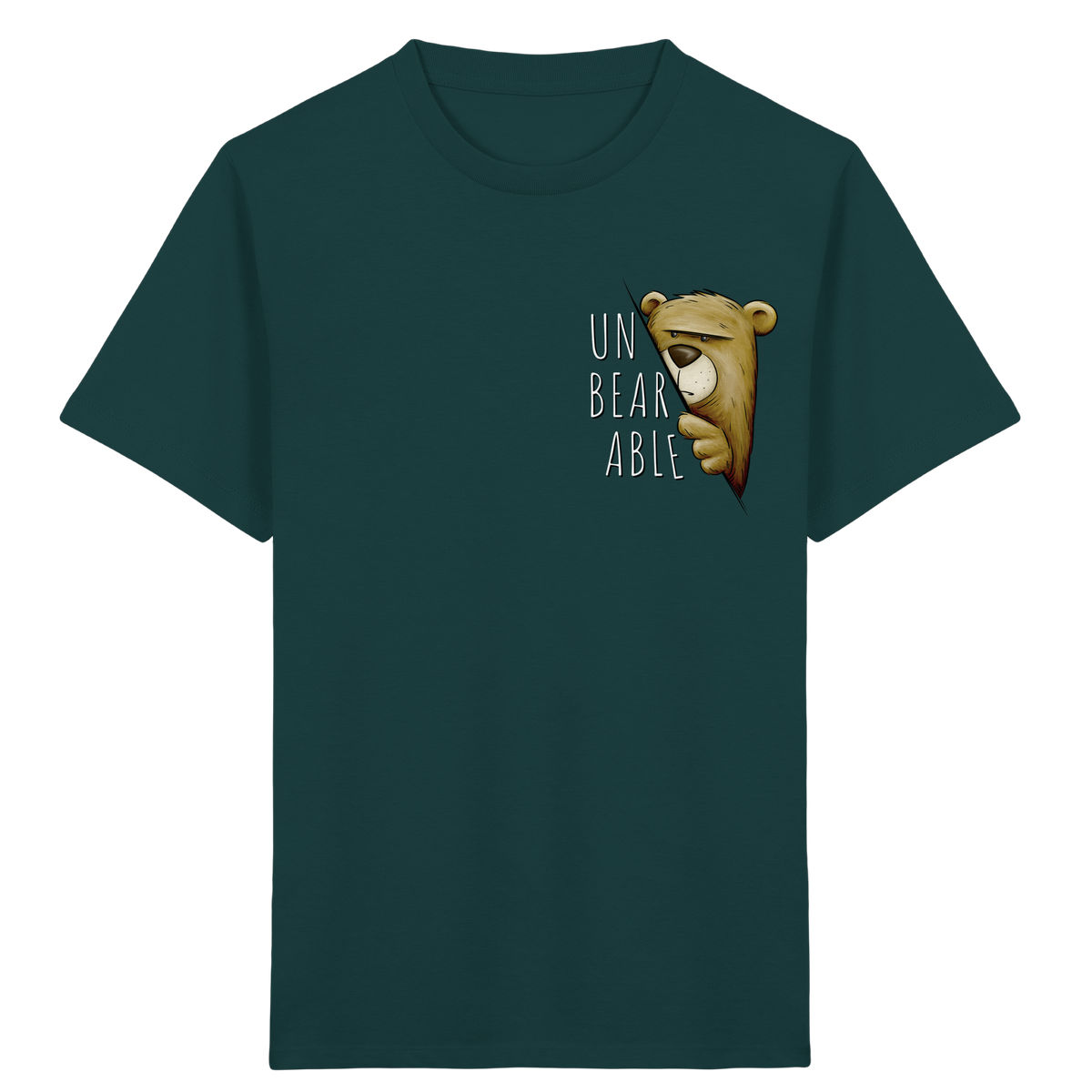 Unbearable – Unerträglich Bär - Kids Organic Shirt