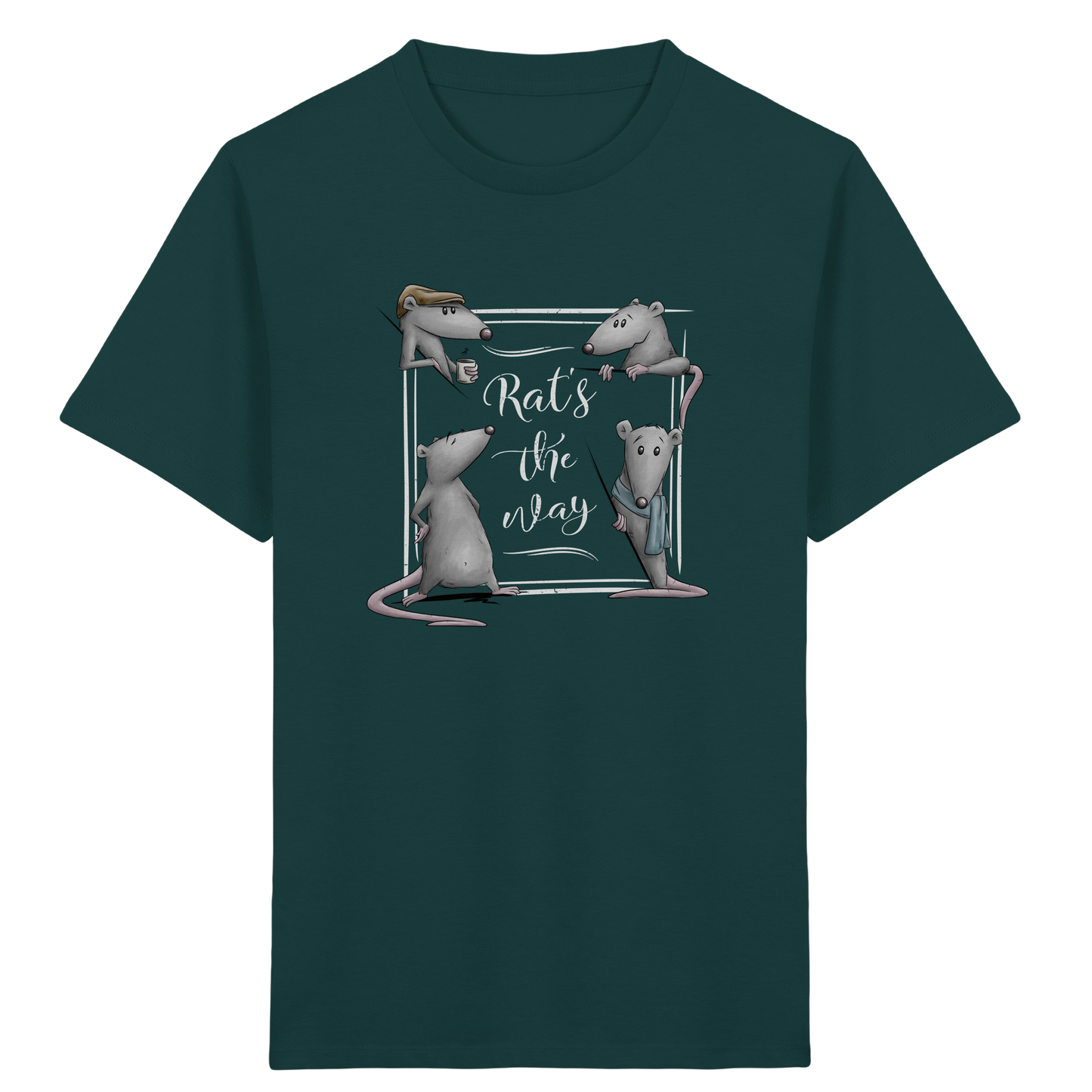 Rat’s The Way Kaffeehaus Ratten - Kids Organic Shirt