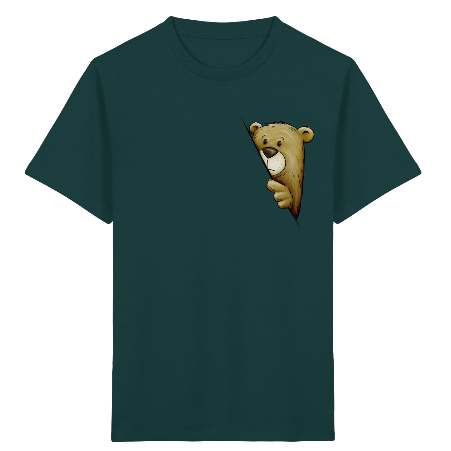 Funky Bär Illustration - Kids Organic Shirt