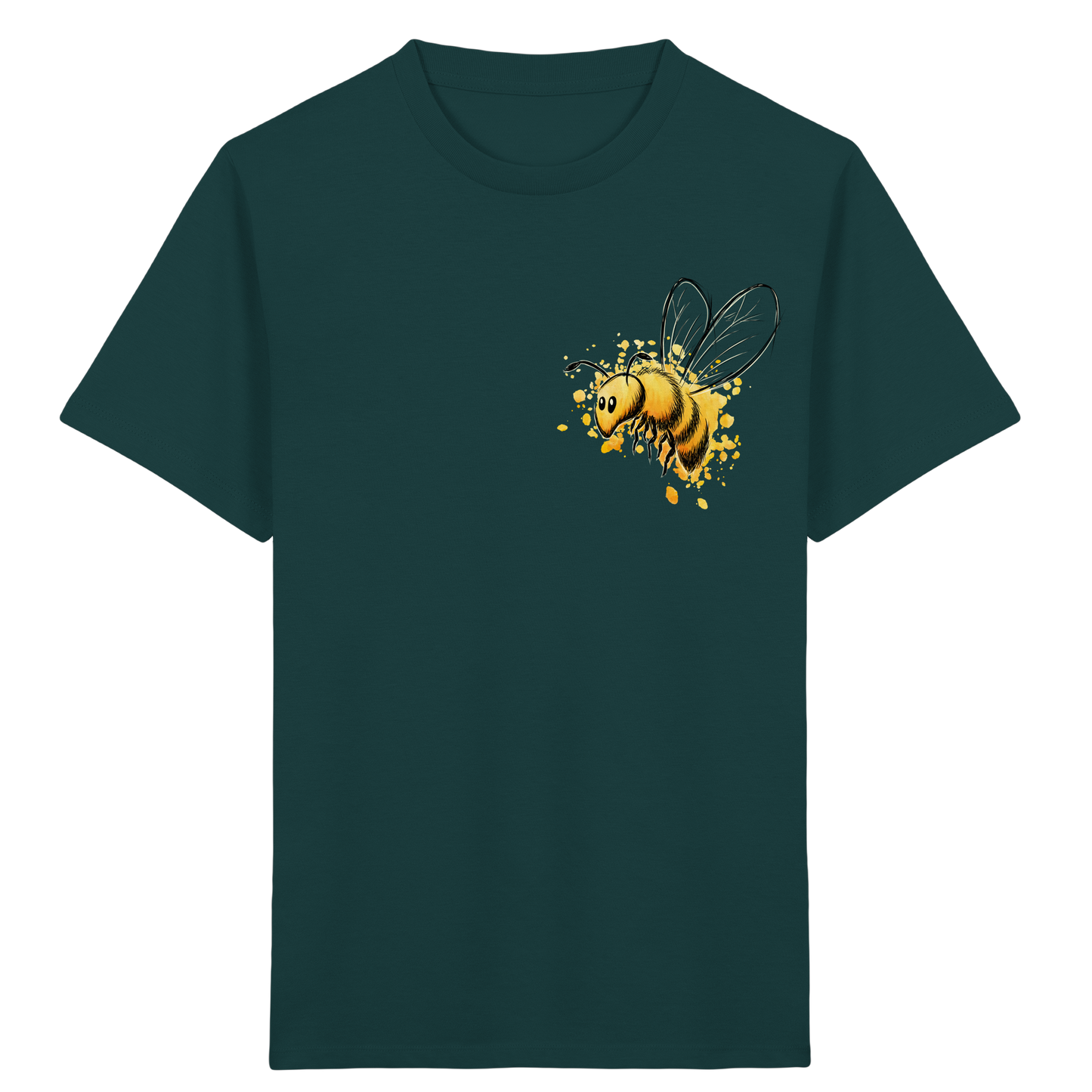 Lässige kleine Honig-Biene - Kids Organic Shirt