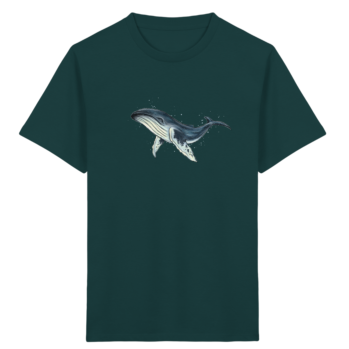 Tiefsee Ozean-Riese Buckelwal - Kids Organic Shirt