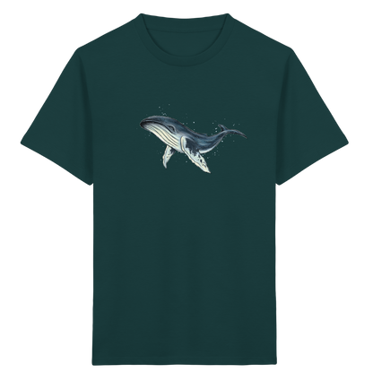 Tiefsee Ozean-Riese Buckelwal - Kids Organic Shirt
