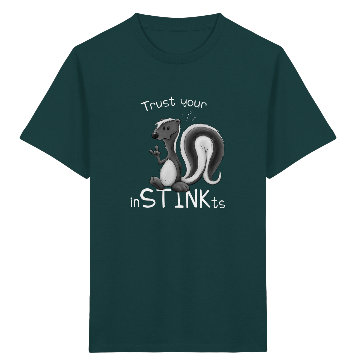 Trust Your inSTINKts Stinktier Humor - Kids Organic Shirt