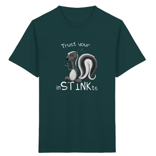 Trust Your inSTINKts Stinktier Humor - Kids Organic Shirt