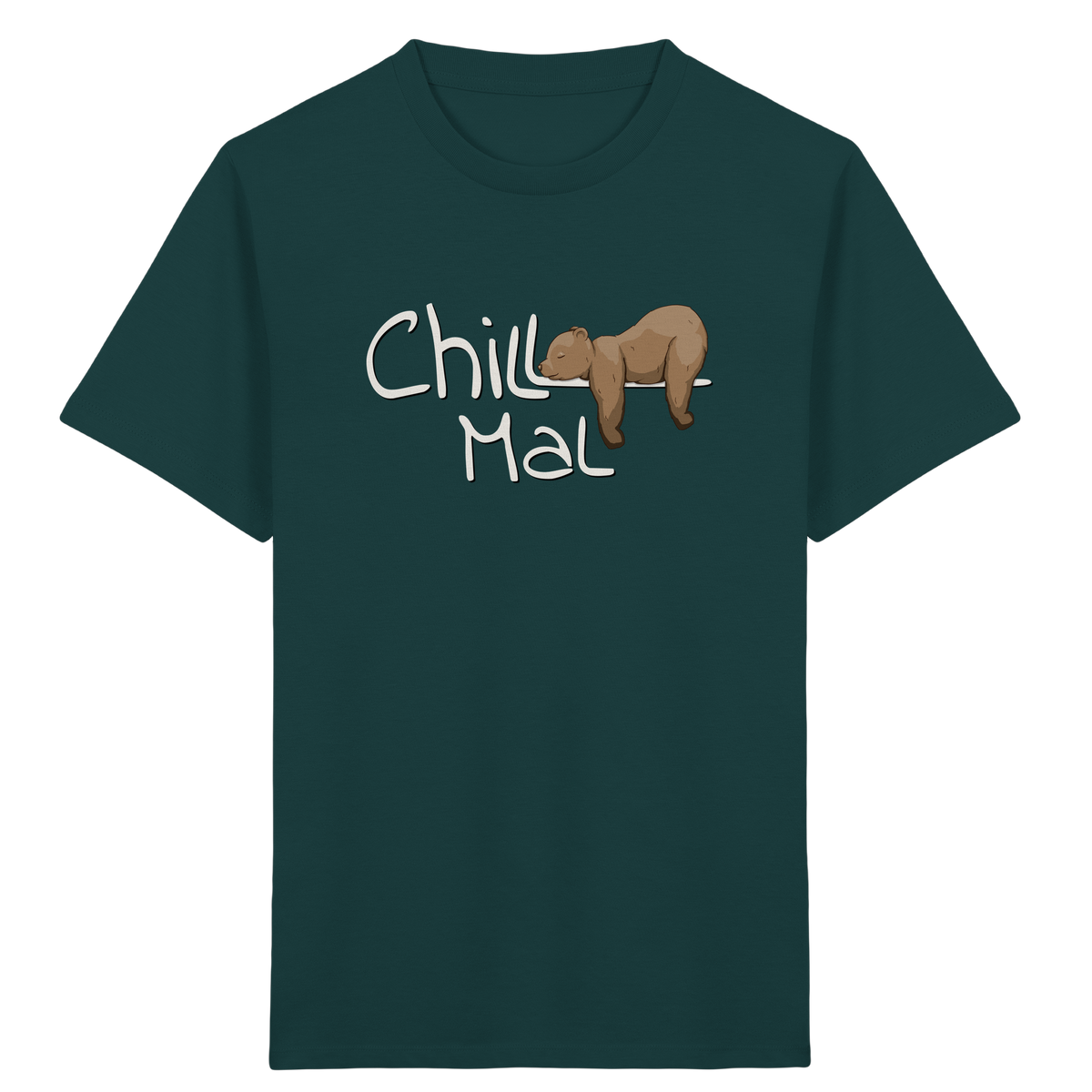 Chill Mal schläfriger Braunbär - Kids Organic Shirt