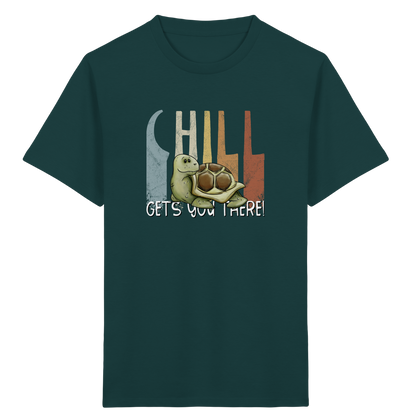 Gechillt gemütliche Schildkröte - Kids Organic Shirt