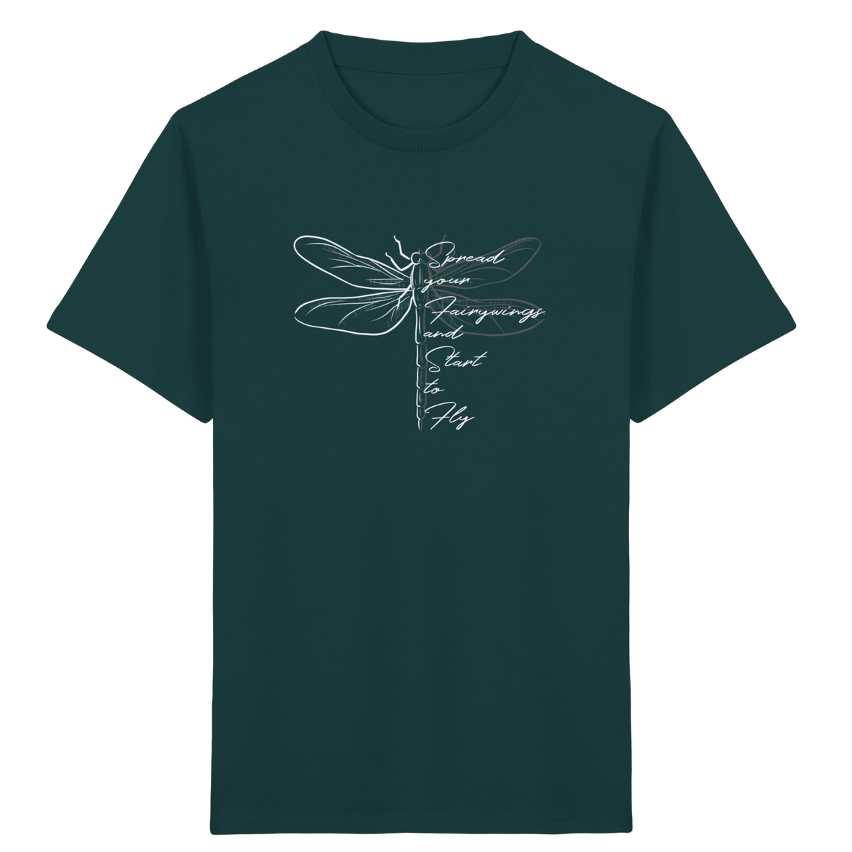 Breite die Flügel aus und flieg los | Libelle - Kids Organic Shirt