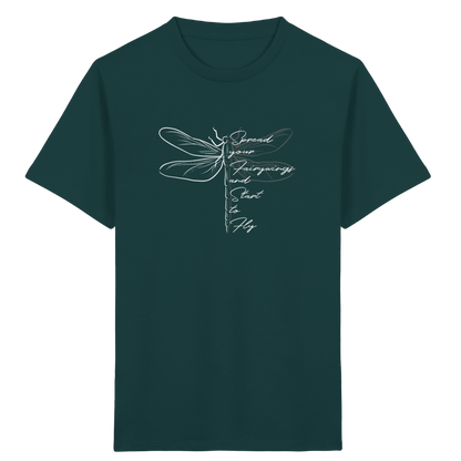 Breite die Flügel aus und flieg los | Libelle - Kids Organic Shirt