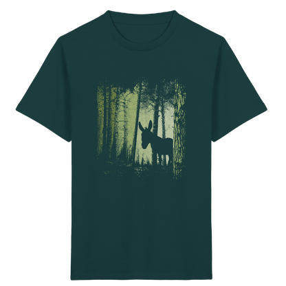 Esel im Zwielicht-Wald - Kids Organic Shirt