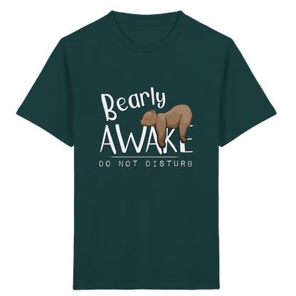Bearly Awake Bitte nicht stören Bär - Kids Organic Shirt