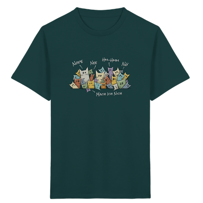 Nope, Nee, Nö Katzen - Kids Organic Shirt