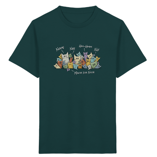 Nope, Nee, Nö Katzen - Kids Organic Shirt