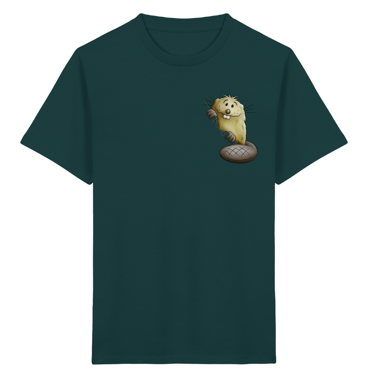 Lustiger frecher Biber - Kids Organic Shirt