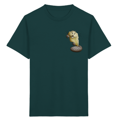 Lustiger frecher Biber - Kids Organic Shirt