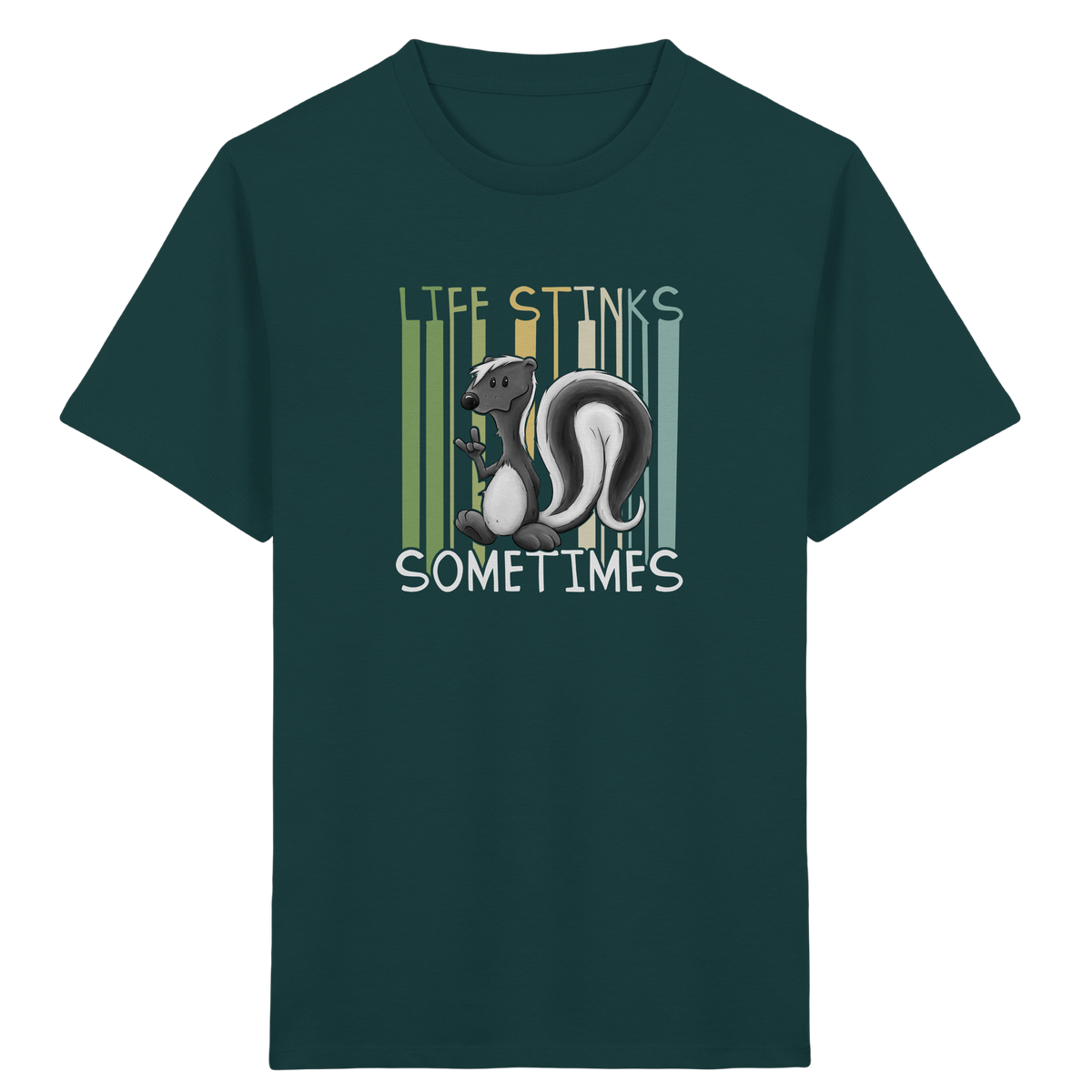 Life Stinks Sometimes Stinktier Weisheit - Kids Organic Shirt