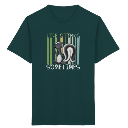 Life Stinks Sometimes Stinktier Weisheit - Kids Organic Shirt
