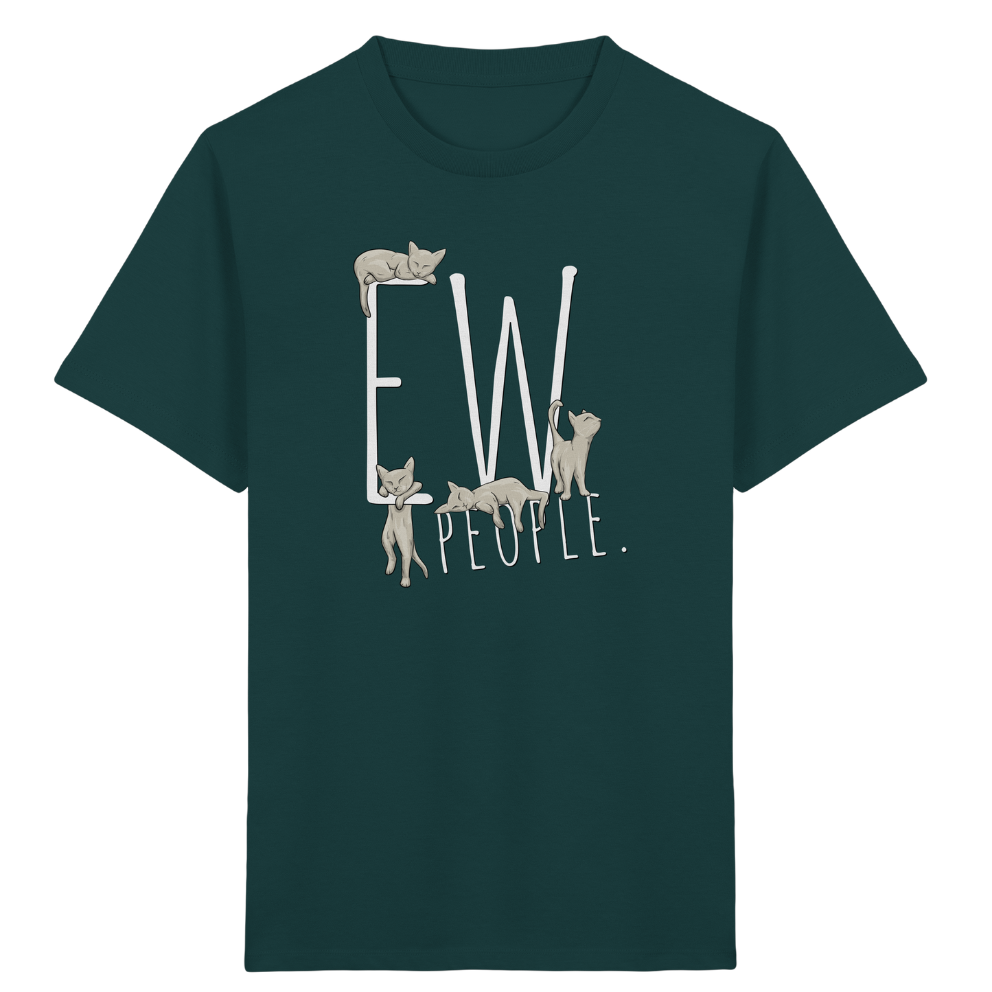Ew, People. Sarkastische Katzen - Kids Organic Shirt